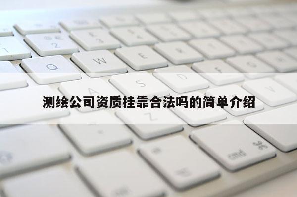 測繪公司資質(zhì)掛靠合法嗎的簡單介紹