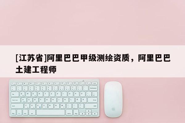 [江蘇省]阿里巴巴甲級測繪資質，阿里巴巴土建工程師