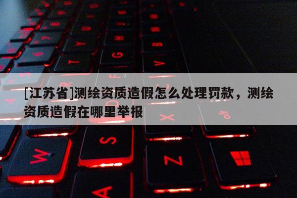 [江蘇省]測(cè)繪資質(zhì)造假怎么處理罰款，測(cè)繪資質(zhì)造假在哪里舉報(bào)